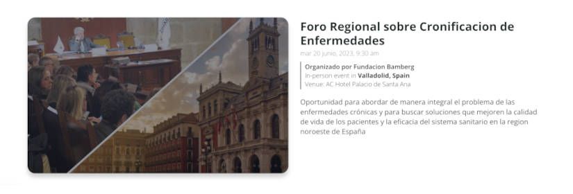 Foro Regional sobre Cronificacion de Enfermedades