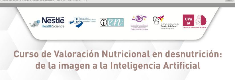 Curso de Valoración Nutricional en desnutrición de la imagen a la Inteligencia Artificial